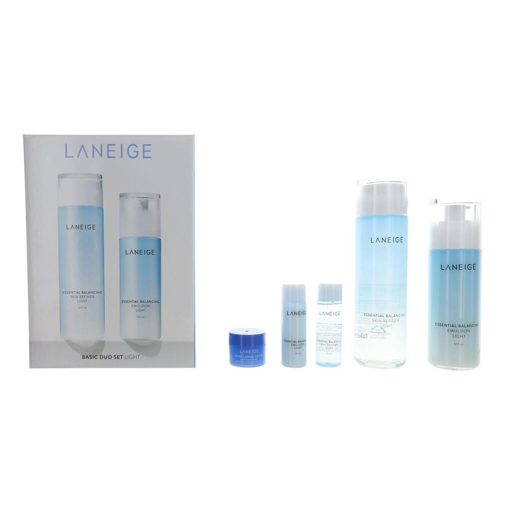 Laneige Basic Duo Set Light- 5 piece set.
Brand new in box